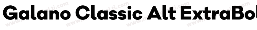 Galano Classic Alt ExtraBold字体转换